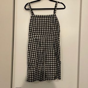 Mini gingham dress